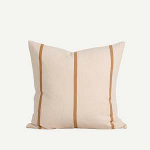 Homewares: Otis Oat/Caramel Cushion