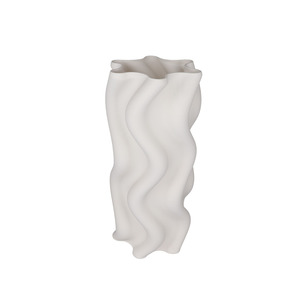 Homewares: Arti White 3D Ceramic Vase - Large