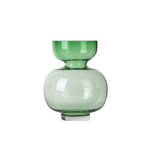 Homewares: Green Globe Vase - Wide