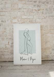 Mothers Day 2023: Māmā & Pēpē Canvas