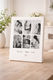 Personalised Black & White Mum Photo Collage Canvas