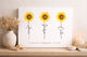 Personalised Sunflower Name Print