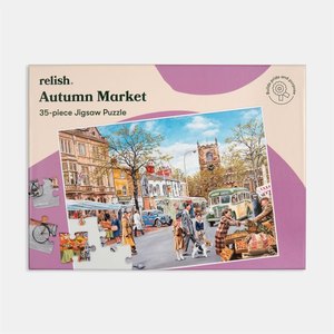 Autumn Market Relish Tray Dementia Jigsaw Puzzle – 35 Piece