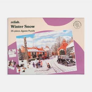 Winter Snow Relish Tray Dementia Jigsaw Puzzle – 35 Piece