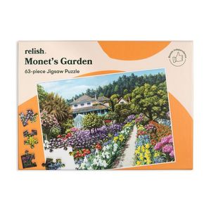Monet’s Garden Relish Tray Dementia Jigsaw Puzzle – 63 Piece