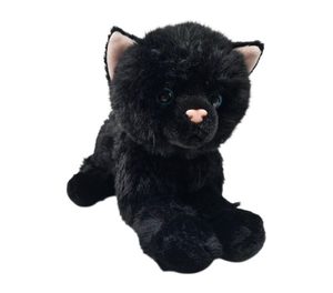 Soft Cat Black Lying 36cm 30388BLK