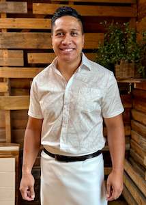 Men: Mika Shirt - Pacific White