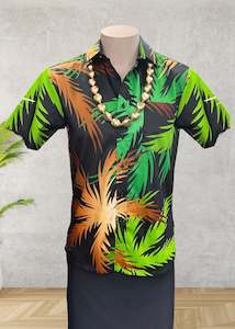 Men: Mika Mens Shirt - Coconut Palms