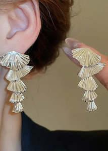 Silver Shell Earrings