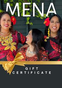 Mena Gift Card: MENA Digital Gift Card