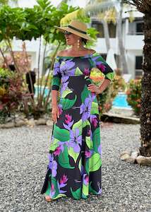 Leilani Dress - Grape Lemonade