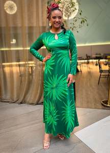 Women: Mei Dress - Peppermint Palms