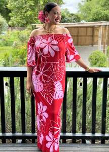 Women: Elsie Dress - Scarlet Rose