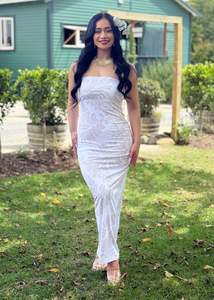 Maiana Dress - Pacific White