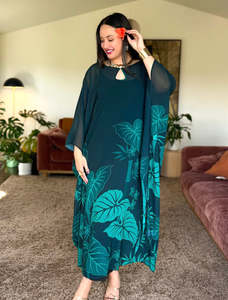 Kaftans: Cleo Kaftan - Evergreen