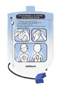 PEDIATRIC DEFIBRILLATION PADS (LIFELINE) PACKAGE (DDP-200P) - MeNZ Medical