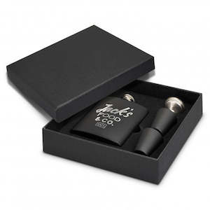 Flasks: Dalmore Hip Flask Gift Set