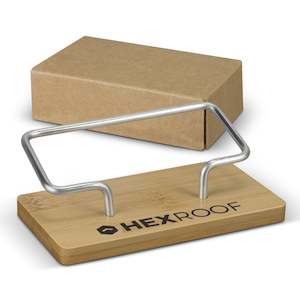 Other Stationary: Bamboo Business Card Stand