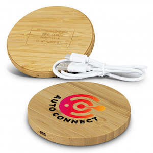 Vita Bamboo Wireless Charger Ã¢â‚¬â€œ Round
