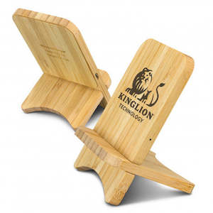 Charging: Bamboo Wireless Charging Stand