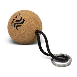 Promotional: Cork Floating Key Ring - Round