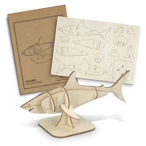 Toys: BRANDCRAFT Shark Wooden Model