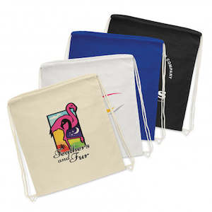 Drawstring Bags: Cotton Drawstring Backpack