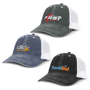 Headwear: Faded Trucker Cap