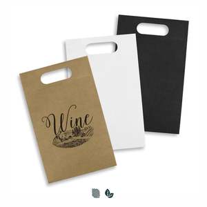 Bags: Die Cut Paper Wine Bag