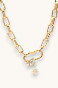 Gold Necklace: Vixen Statement Chain Necklace