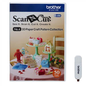 Scan N Cut Kits: Scan N Cut 3D Paper Craft Collection - No.4
