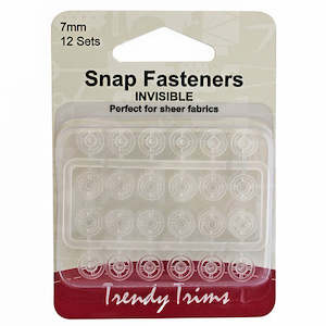 Fastenings: Invisible Snap Fasteners