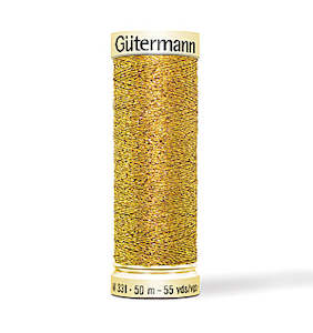 Gutermann Thread: Gutermann SULKY Metallic Thread