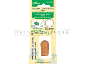 Clover Natural Fit Leather Thimble