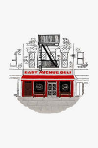Dmc Threads: New York Deli DMC Embroidery Kit