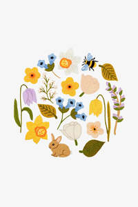 Spring DMC Embroidery Kit