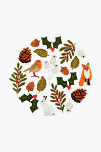 Winter DMC Embroidery Kit