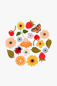 Summer DMC Embroidery Kit