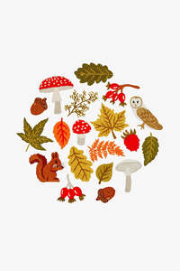 Autumn DMC Embroidery Kit