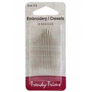 Trendy Trims: Embroidery / Crewel Needles