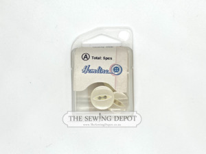 Hemline: 16mm Fish Eye Buttons 5-pack