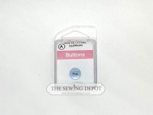 Hemline: 11mm Fish Eye Buttons 10-pack