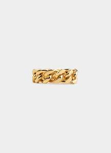Cuban Chain Ring - 18K Gold Plated