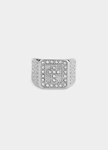 Empire Cross Ring - Stainless Steel