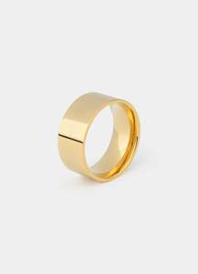 Vendetta Halo Ring 10mm - 18k Gold Plated