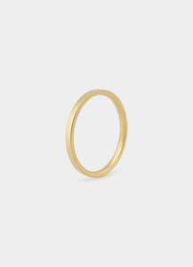 Rings Category: Vendetta Halo Ring 2mm - 18k Gold Plated