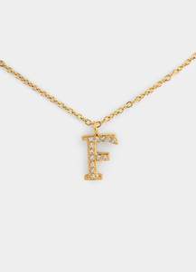 Monogram Shine Necklace 50+5cm - 18K Gold Plated