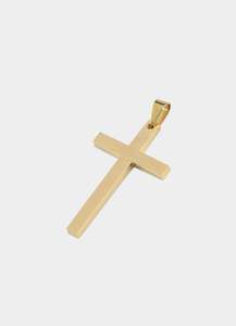 2 For 50 Nzd Bundle: Heritage Cross Pendant - 18k Gold Plated