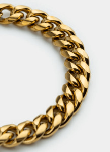 2 For 60 Nzd Bundle: Havana Cuban Bracelet 10mm - 18K Gold Plated