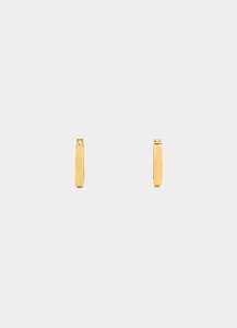 2 For 60 Nzd Bundle: Demi Hoop Earrings - 18K Gold Plated